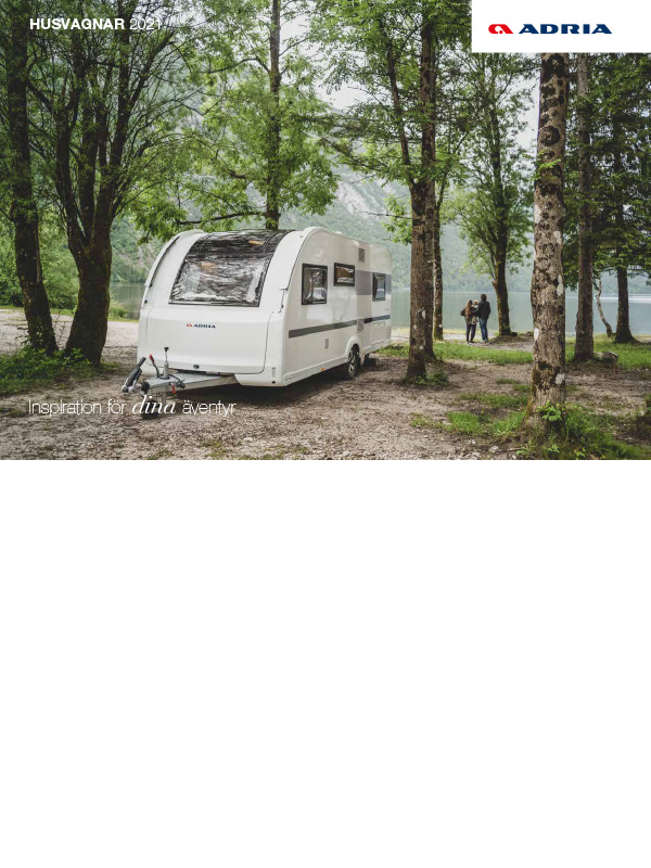 Adria katalog 2021 för husvagn