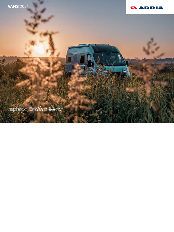 Adria katalog 2021 för Vans
