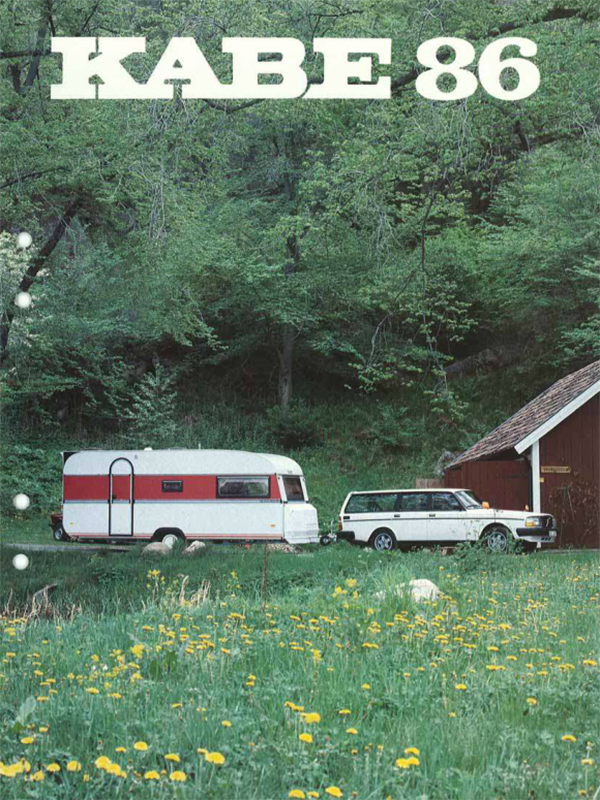 Husvagnskatalogen 1986 Kabe