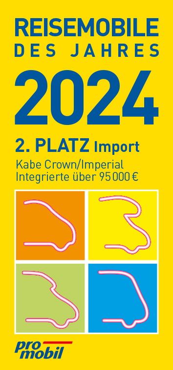 Reisemobil des jahres 2024 - KABE Imperial
