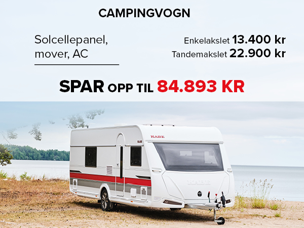 KABE campingvogn 2025 tilbud