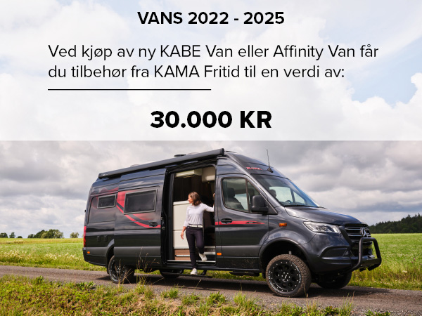 KABE og Affinity van 2025 tilbud