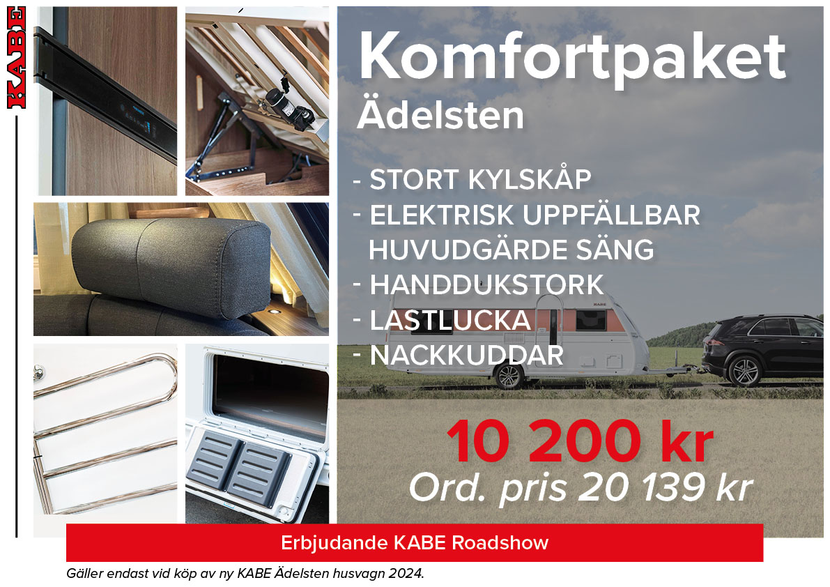 Komfortpaket delsten husvagn kampanj