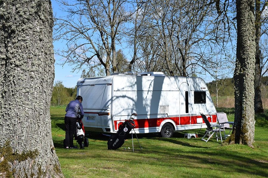 Frlng golfssongen med KABE - husvagn