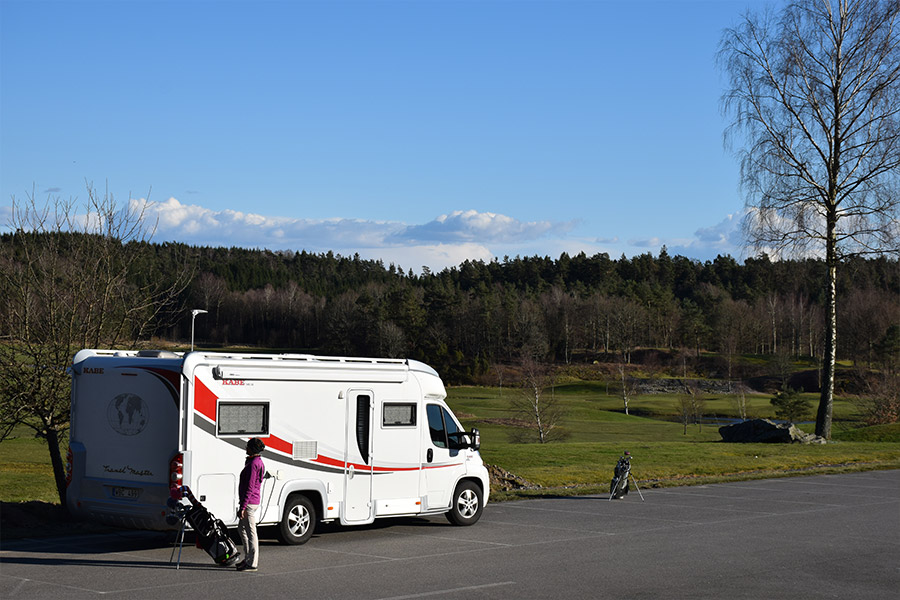 Frlng golfssongen med KABE - husbil