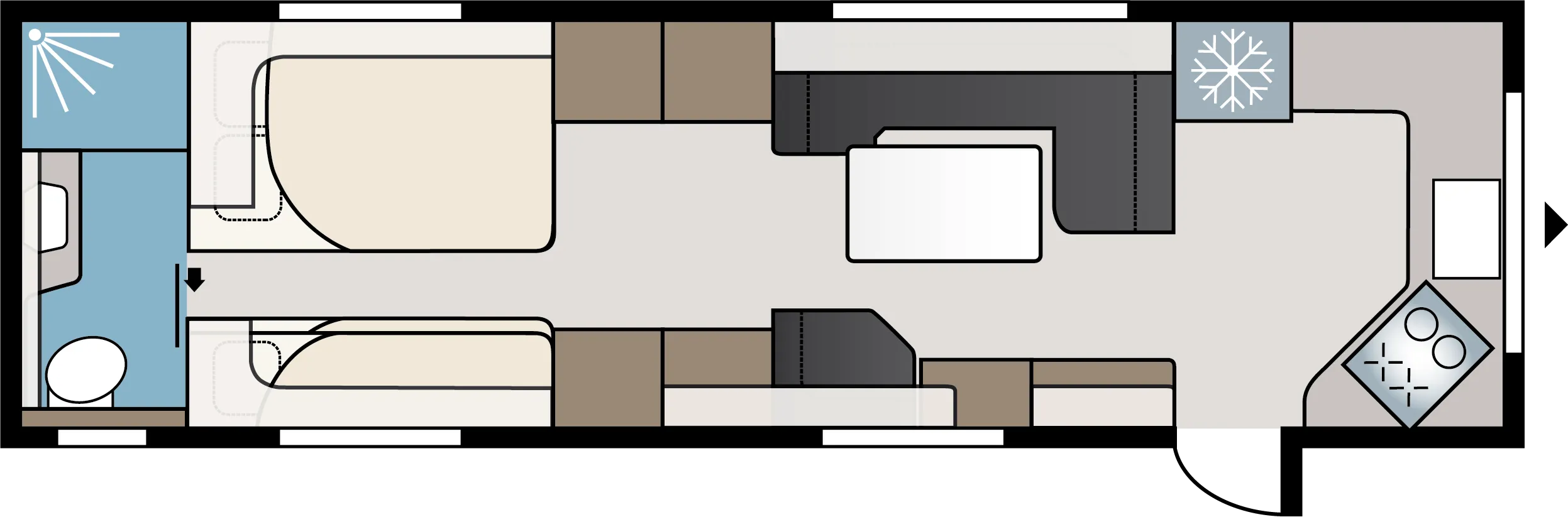 E9 Indelingen