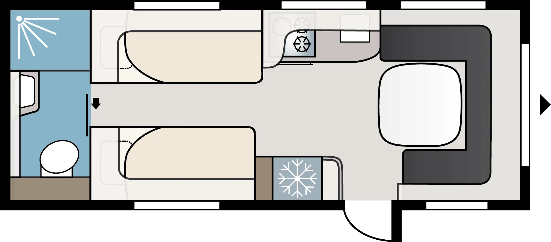 E2 Planløsninger